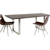 Tisch Harmony Dunkel Chrom 160X80
