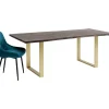 Tisch Harmony Dunkel Messing 160X80