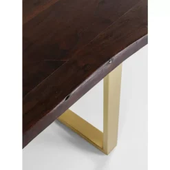 Tisch Harmony Dunkel Messing 160X80