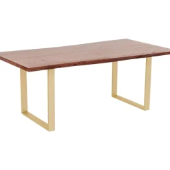 Tisch Harmony Dunkel Messing 160X80