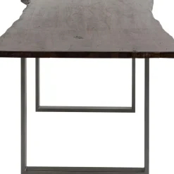Tisch Harmony Dunkel Rohstahl 160X80