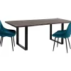 Tisch Harmony Dunkel Schwarz 180X90