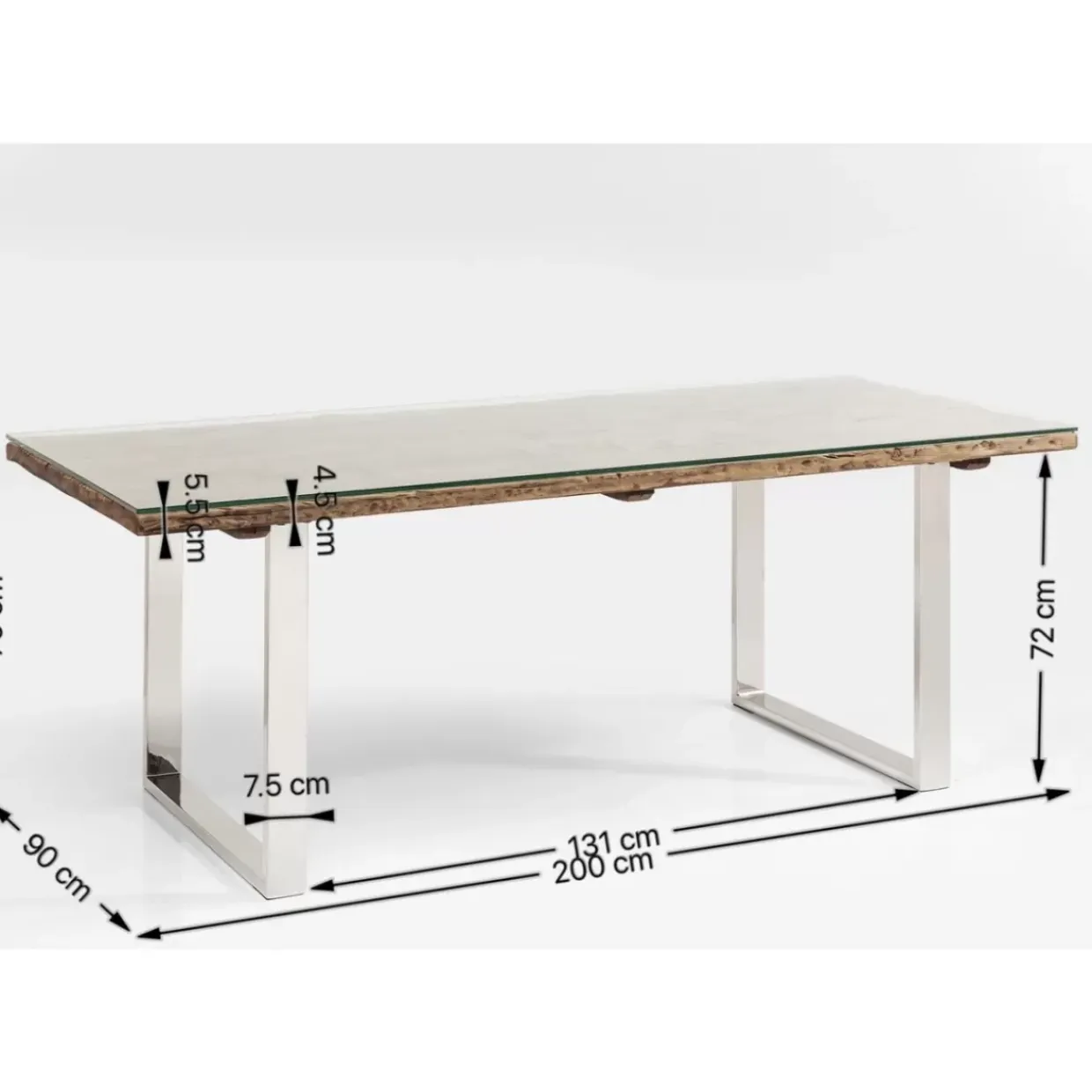 Tisch Rustico 200X90Cm
