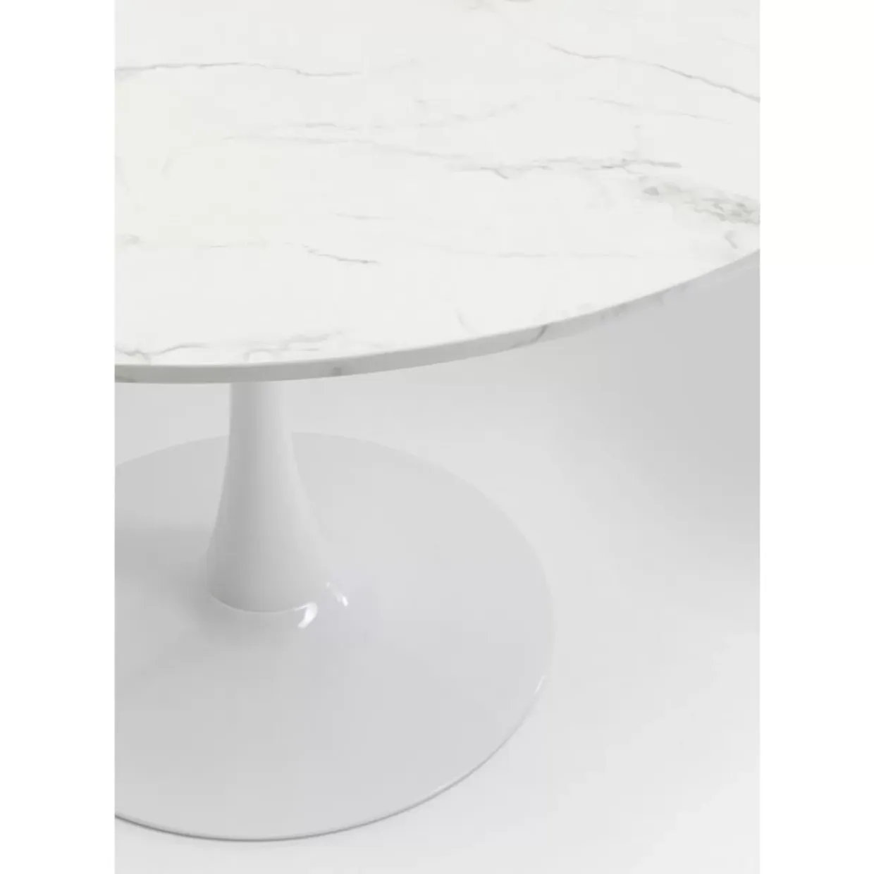 Tisch Schickeria Marmor Weis O110Cm