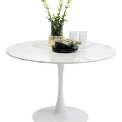 Tisch Schickeria Marmor Weis O110Cm
