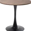 Tisch Schickeria Walnuss Schwarz O80Cm