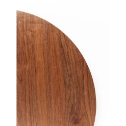 Tisch Schickeria Walnuss Schwarz O80Cm