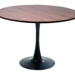 Tisch Schickeria Walnuss Schwarz O110Cm