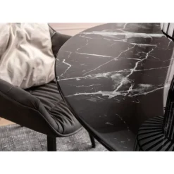 Tisch Solo Marble Schwarz O110