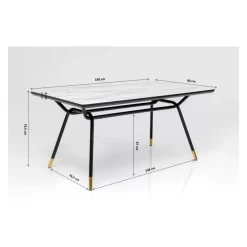 Tisch South Beach 160X90