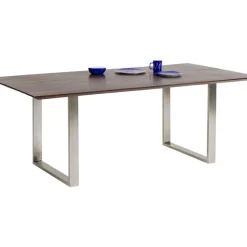 Tisch Symphony Dunkel Chrom 200X100
