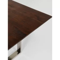 Tisch Symphony Dunkel Chrom 200X100