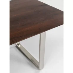 Tisch Symphony Dunkel Chrom 160X80