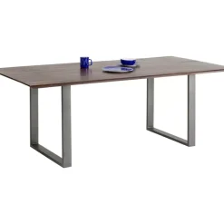 Tisch Symphony Dunkel Rohstahl 180X90