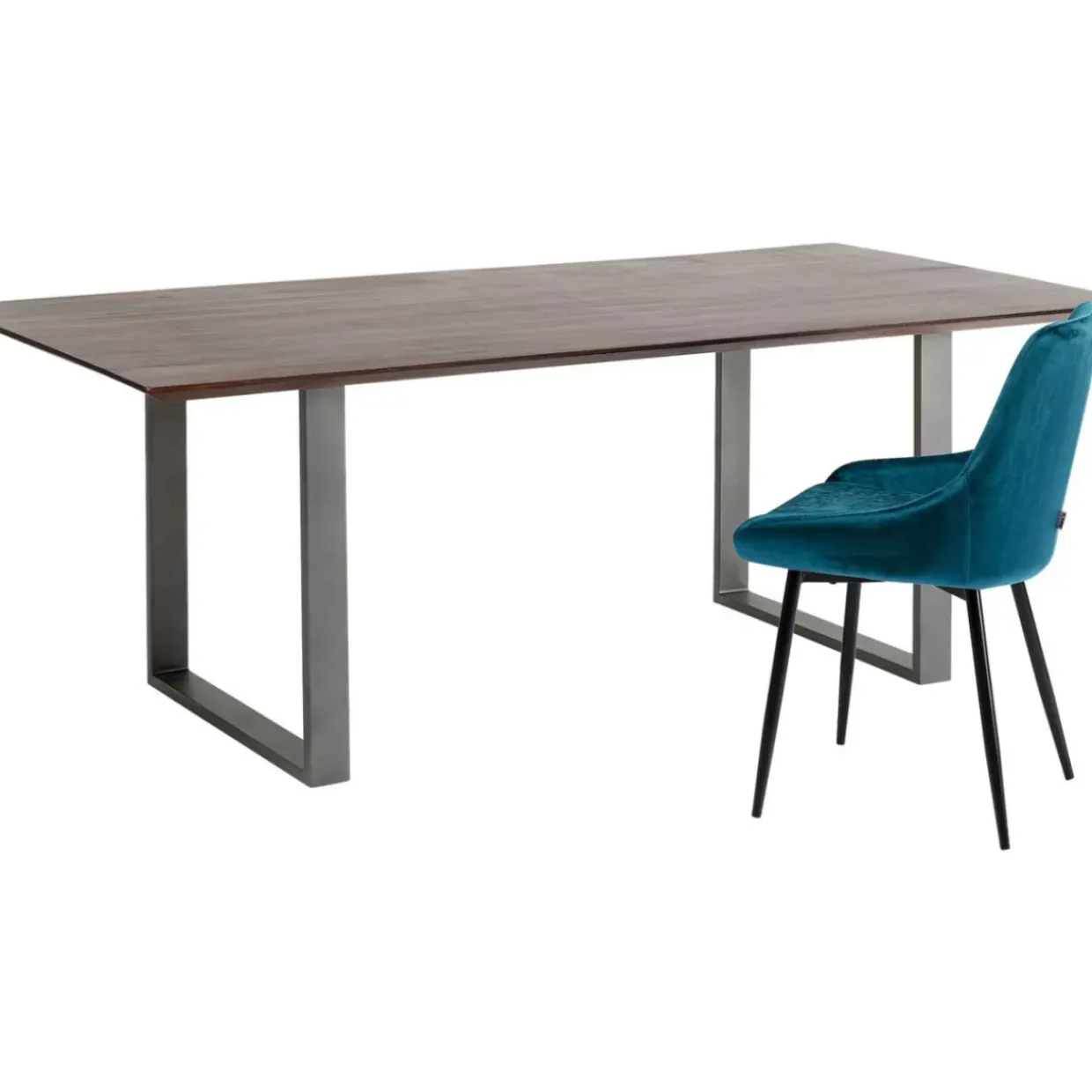 Tisch Symphony Dunkel Rohstahl 160X80
