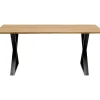 Tisch Symphony Eiche Cross Schwarz 200X100Cm