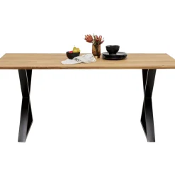 Tisch Symphony Eiche Cross Schwarz 200X100Cm