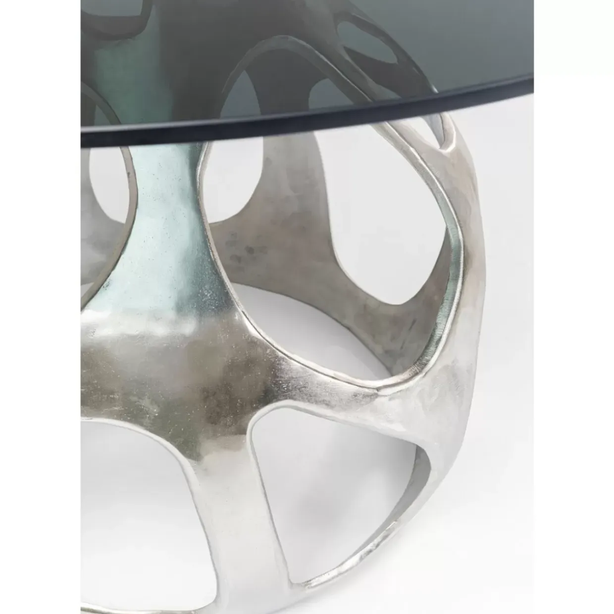 Tisch Volcano Silber O120Cm