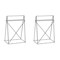 Tischbock Polar (Paar) Schwarz 31X49Cm
