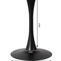 Tischgestell Schickeria Schwarz O80Cm