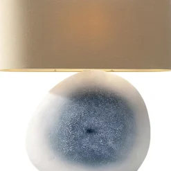 Tischleuchte Agate Blau