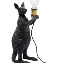 Tischleuchte Animal Kangaroo Schwarz Matt 46Cm
