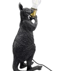 Tischleuchte Animal Kangaroo Schwarz Matt 46Cm
