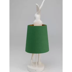 Tischleuchte Animal Rabbit Weis/Grun 68Cm