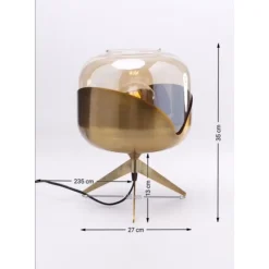 Tischleuchte Golden Goblet Ball