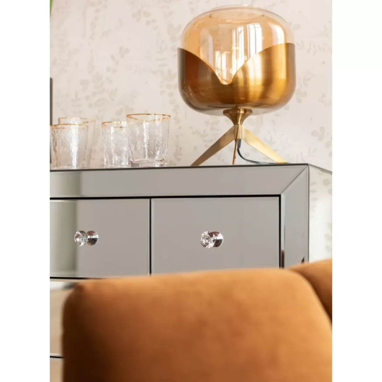 Tischleuchte Golden Goblet Ball