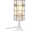 Tischleuchte Grid Face Weis 60Cm
