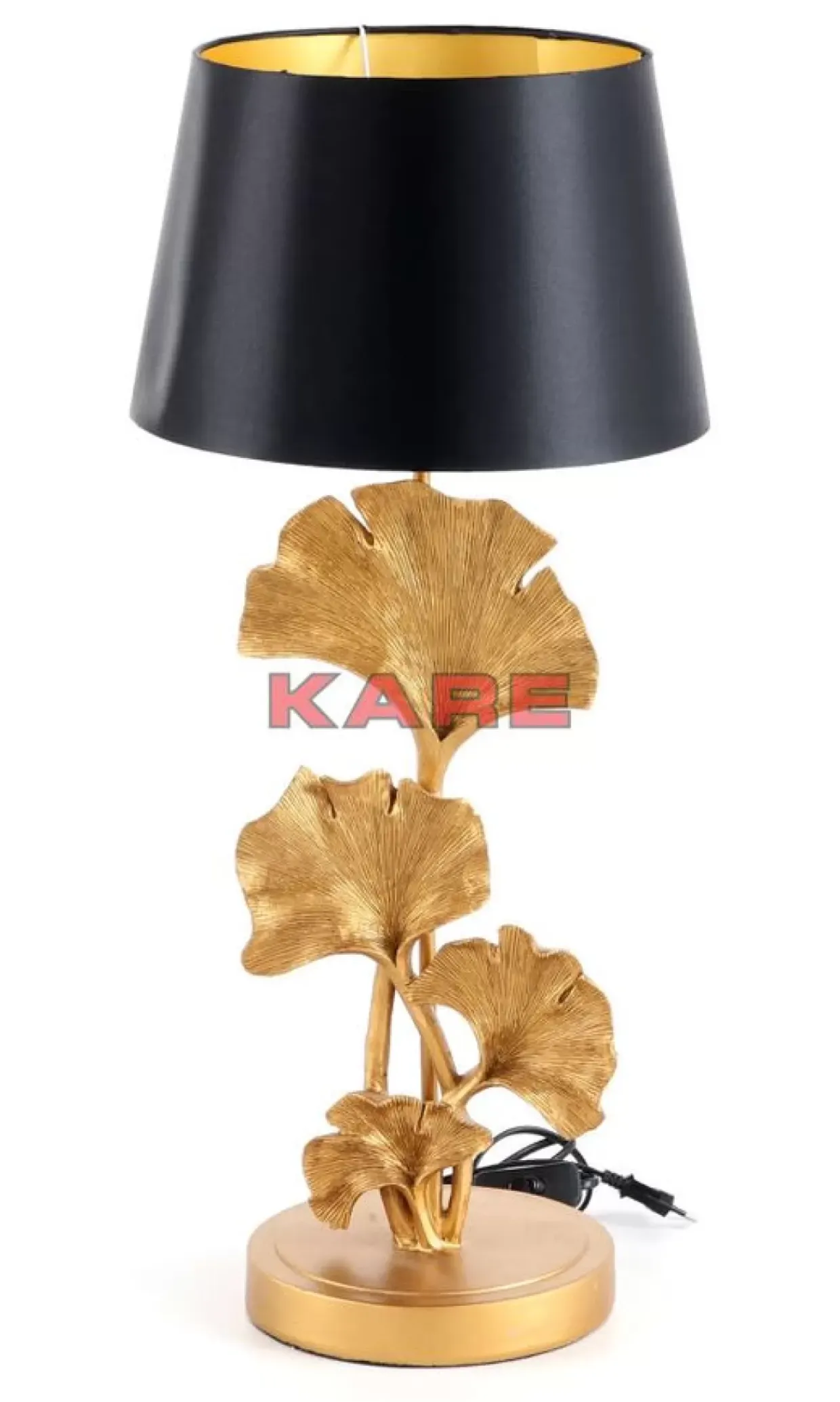 Tischleuchte Leaf Gold