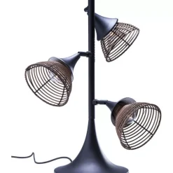 Tischleuchte Rattan Tre