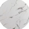 Tischplatte Schickeria Marmoroptik Weis O110Cm