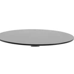 Tischplatte Schickeria Schwarz O110Cm
