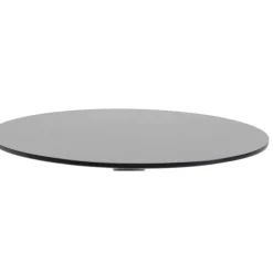 Tischplatte Schickeria Schwarz O80Cm
