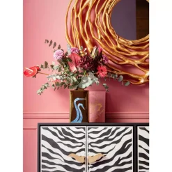 Vase Dancing Cranes 29Cm