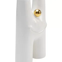 Vase Funny Teeth Weis 16Cm