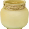 Vase Isola Storm Gelb 18Cm