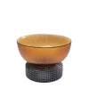 Vase Marvelous Duo Amber Grau 22Cm