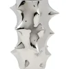Vase Pointy Silber 30Cm