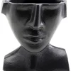 Vase Rostro Schwarz 17Cm