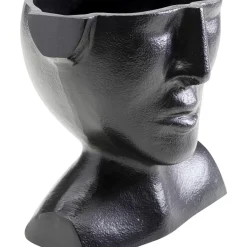 Vase Rostro Schwarz 17Cm