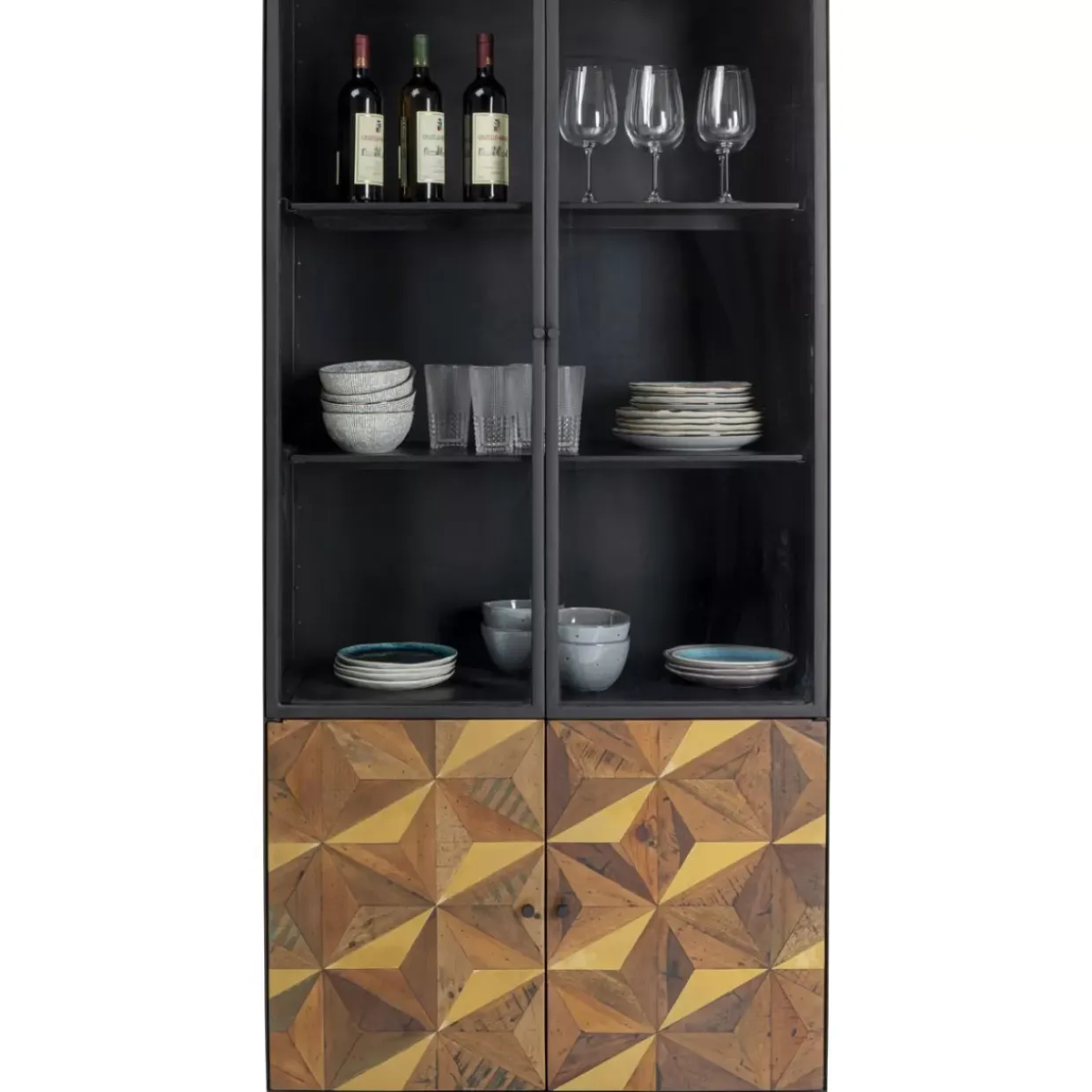 Vitrine Illusion Gold 90X180Cm