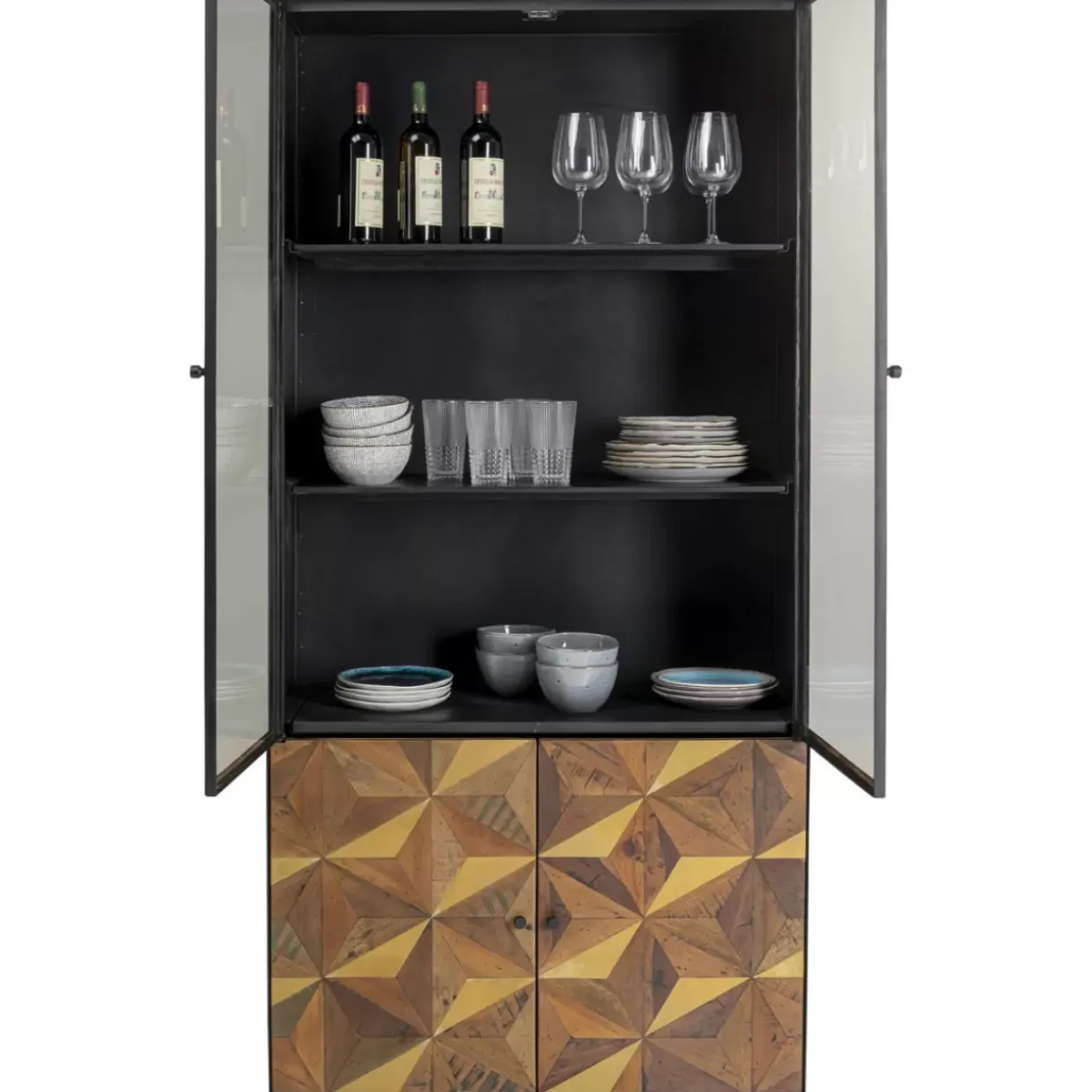 Vitrine Illusion Gold 90X180Cm
