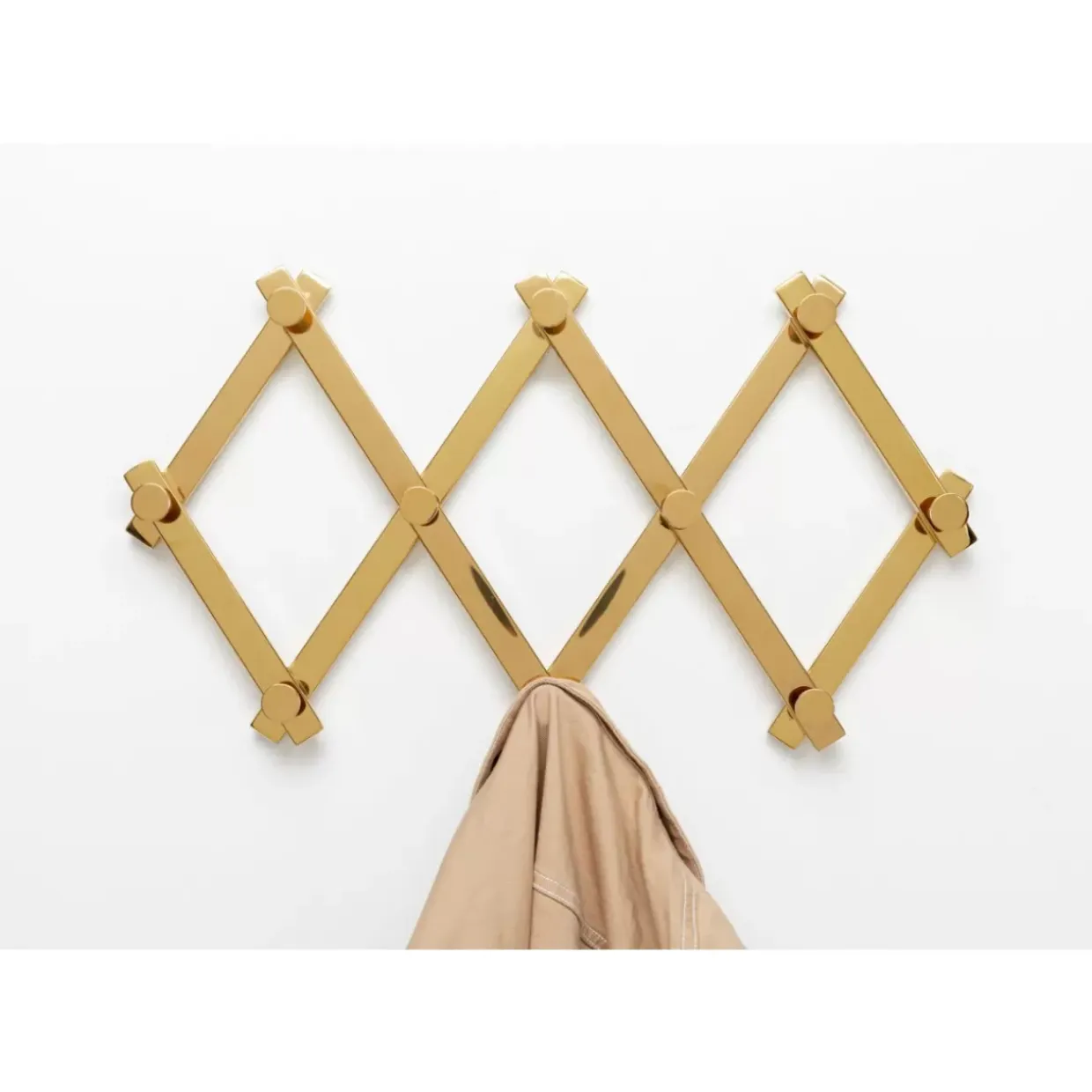 Wandgarderobe Crossing Gold 9(+71)Cm