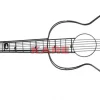 Wandgarderobe Guitar 81Cm