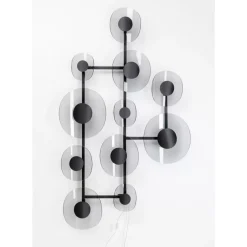 Wandleuchte Mariposa Schwarz Smoke 116X198Cm