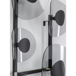Wandleuchte Mariposa Schwarz Smoke 116X198Cm