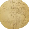 Wandobjekt Kala Antique Gold O60Cm
